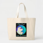 I'M COOL WITH MY DAD TOTE BAGS