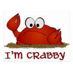 I'm Crabby Post Cards