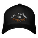 I'm Cuckoo for Sudoku embroidered hats