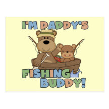 I'm Daddy's Fishing Buddy T-shirts and Gifts Postcards