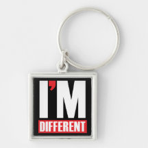 I'm Different Keychains