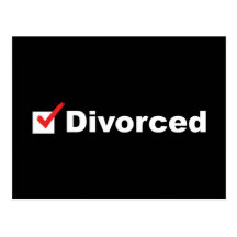I'm Divorced And Available Postcard