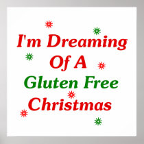 I'm Dreaming Of A Gluten Free Christmas Print