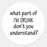 I'm Drunk Sticker