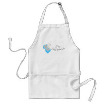 I'm Engaged (Diamond Engagement Ring Box) Apron
