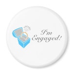 I'm Engaged (Diamond Engagement Ring Box) magnets