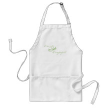 I'm  Engaged (Green Diamond Ring) Aprons