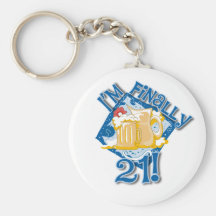 I'm Finally 21 Keychains