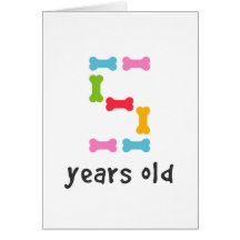 I'm Five Years Old Cards