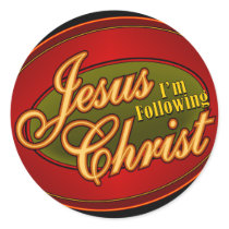 I'm Following Jesus Christ Sticker