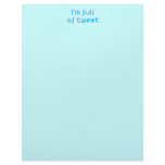 I'm full of tweet letterhead template