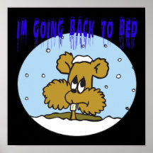 Im Going Back To Bed Poster