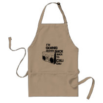 I'm Going Back To Cali-BBQ Apron
