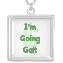I'm Going Galt Personalized Necklace
