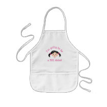 Im going to be a big sister - asian girl apron