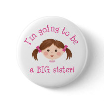 Im going to be a big sister - girl with brown hair pins