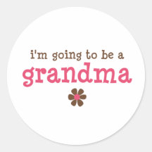 I'm going to be a grandma T-shirt Sticker