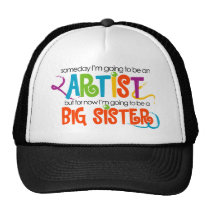 I'm Going to be an Artist Big Sister Tshirt hats
