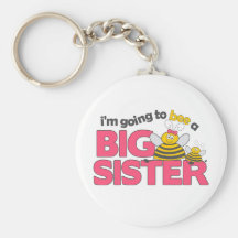 I'm Going to Bee a Big Sister T-shirt Key Chain