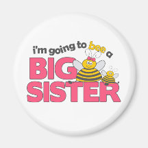 I'm Going to Bee a Big Sister T-shirt Refrigerator Magnets