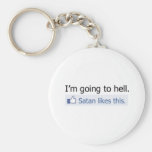 I'm going to hell key chains