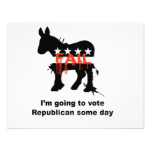 I'm going to vote Republican some day Personalized Invitations