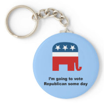 I'm going to vote Republican some day Key Chains
