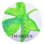 I'M GREEN STICKERS