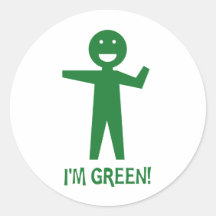 I'm Green Stickers