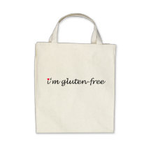 I'm (heart) gluten-free tote bag