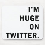 I'm Hudge On Twitter Mousepad