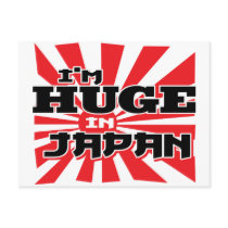 I'm Huge In Japan postcards