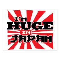 I'm Huge In Japan postcards