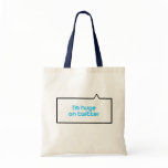 I'm huge on twitter canvas bag