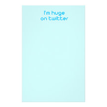I'm huge on twitter stationery design