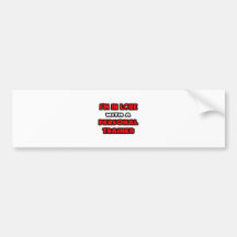 I'm In Love With A Personal Trainer Bumper Stickers