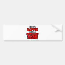 I'm In Love With A Stomach Cancer Fighter Bumper Stickers