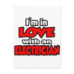 I'm In Love With An Electrician postcards