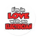 I'm In Love With An Electrician stickers