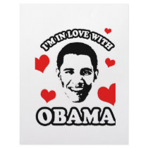 I'm in love with Obama Personalized Letterhead