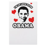 I'm in love with Obama Stationery Design