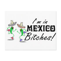 Im In Mexico Bitches! Post Cards