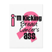 I'm Kicking Breast Cancer's Ass Post Cards