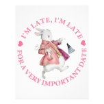I'M LATE, I'M LATE PERSONALIZED LETTERHEAD