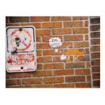 I'm lost postcard