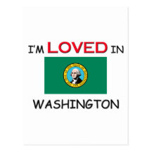 I'm Loved In WASHINGTON Postcards
