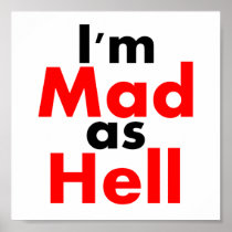 I'm Mad as Hell POSTER Print