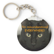 I'm Misunderstood! Cat Keychain