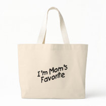 I'm Mom's Favourite Canvas Bag