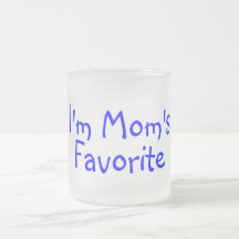 Im Moms Favourite Blue Coffee Mugs